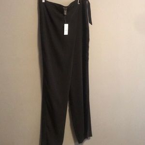 White House black market pants with skirt detail